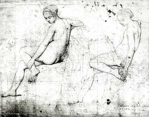 Studie voor het Turkse Bad door Jean Auguste Dominique Ingres